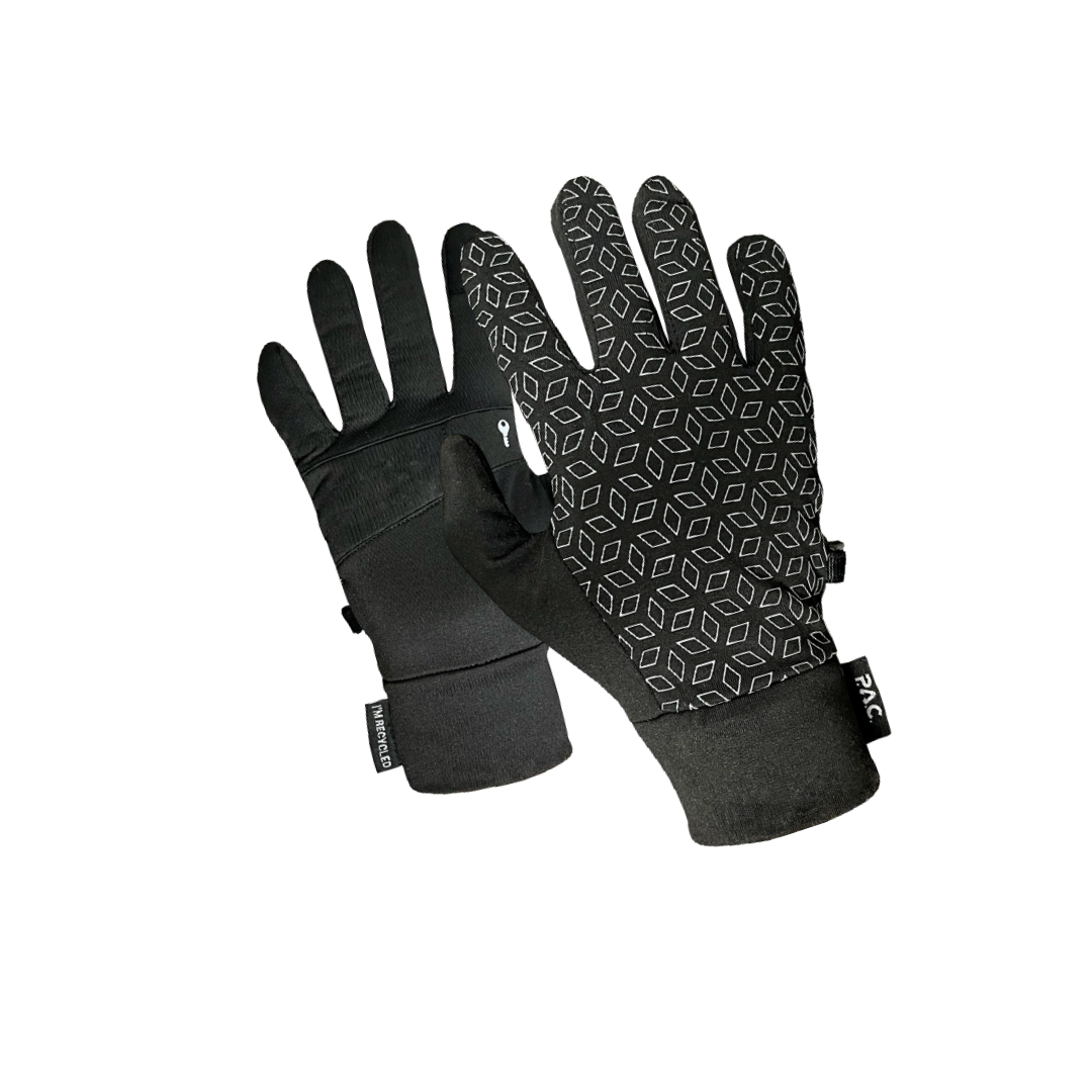 Recycled Running Reflective Gloves + Touch