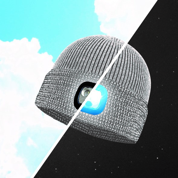 LED Beanie Reflective Lumo